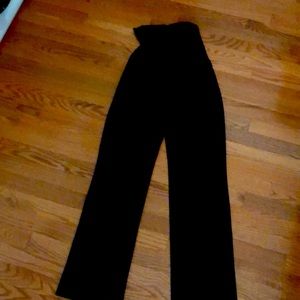 Black maternity dress pants